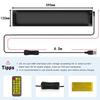 LED Flexible Display APP BT Car Advertising Screen Full Color Intelligent Vehicle Sticker Soft Screen Display IP65