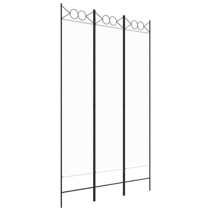 VidaXL Cloison de Séparation 3 Panneaux Séparateur de Pièce Pliable Diviseur Écran d'Intimité Paravent Décoration Salon 350146