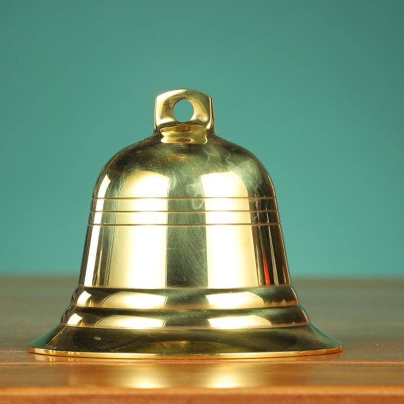 Premium Clear Sounding Copper Engraved Bell Large Carved Bell Hanging Ornament for Art Home Decors and Cultural Event