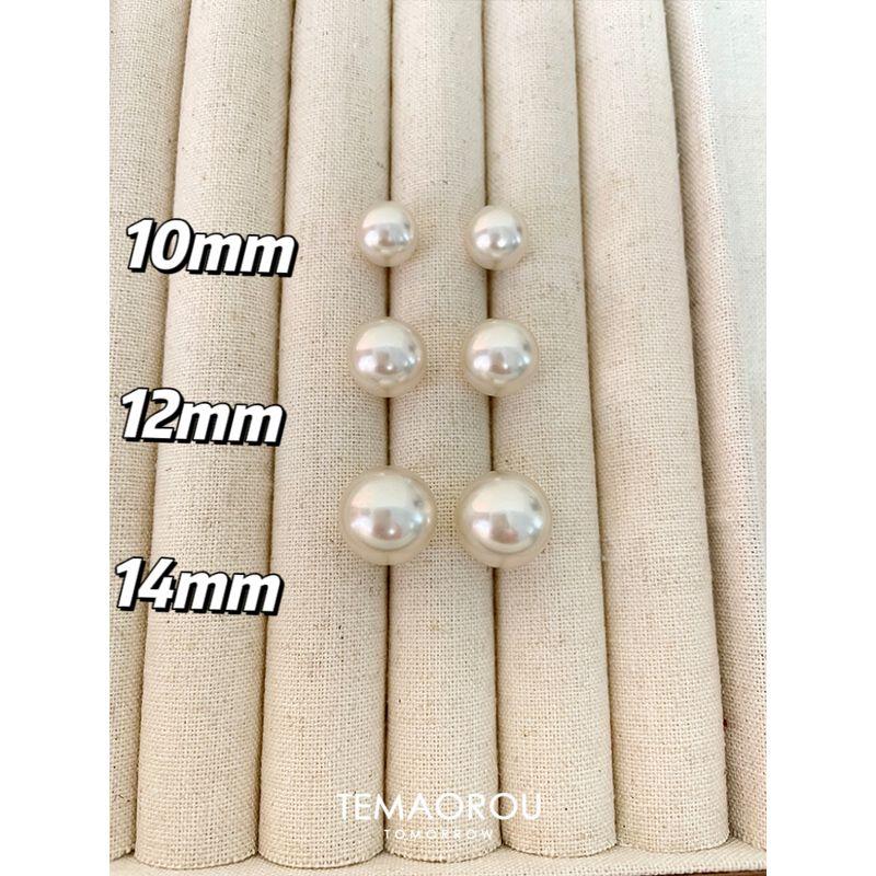 

Super Invisible Perfect Circle Painless Retro Mosquito Coil Pearl Shi Jia Zhengyuan Pearl 10mm [s925 Ear Needle]]