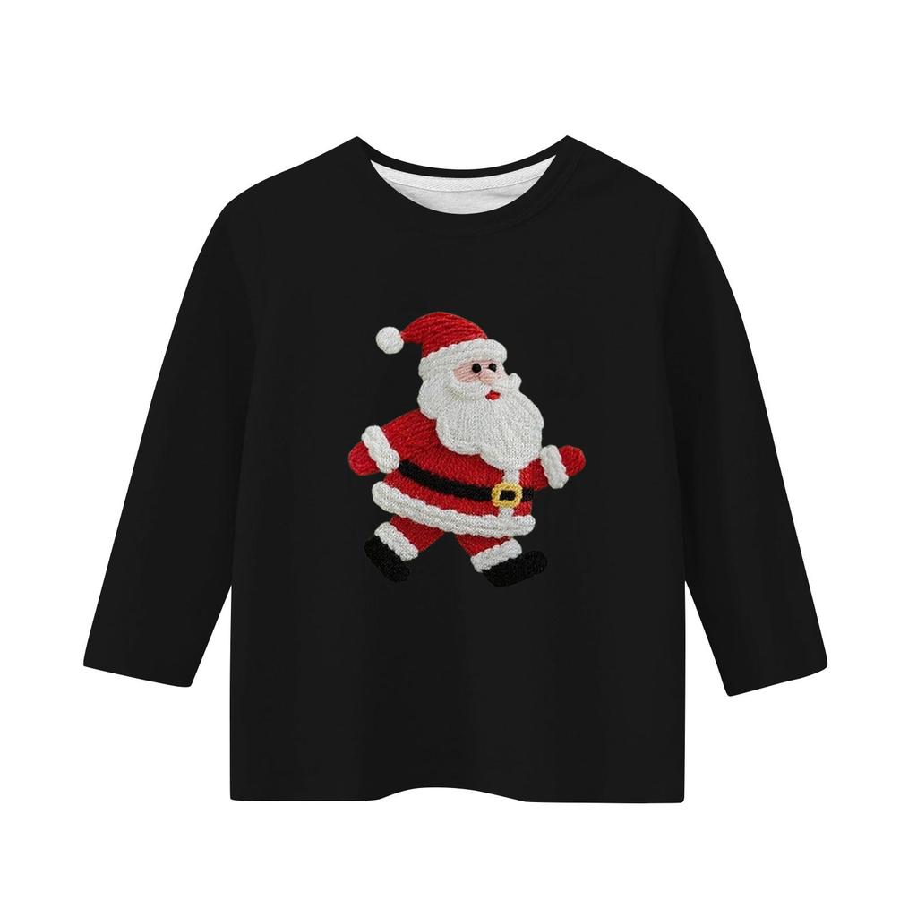 Children's 3/4 Sleeve Independence Day Printed Round Neck Casual T-shirt