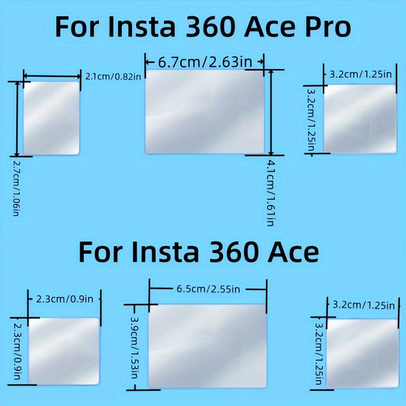 For Insta360 Ace/Pro Camera Lens , High Definition,  Bubble-Free, Clear Tempered Glass Film, Smooth Surface, Hardness 9H