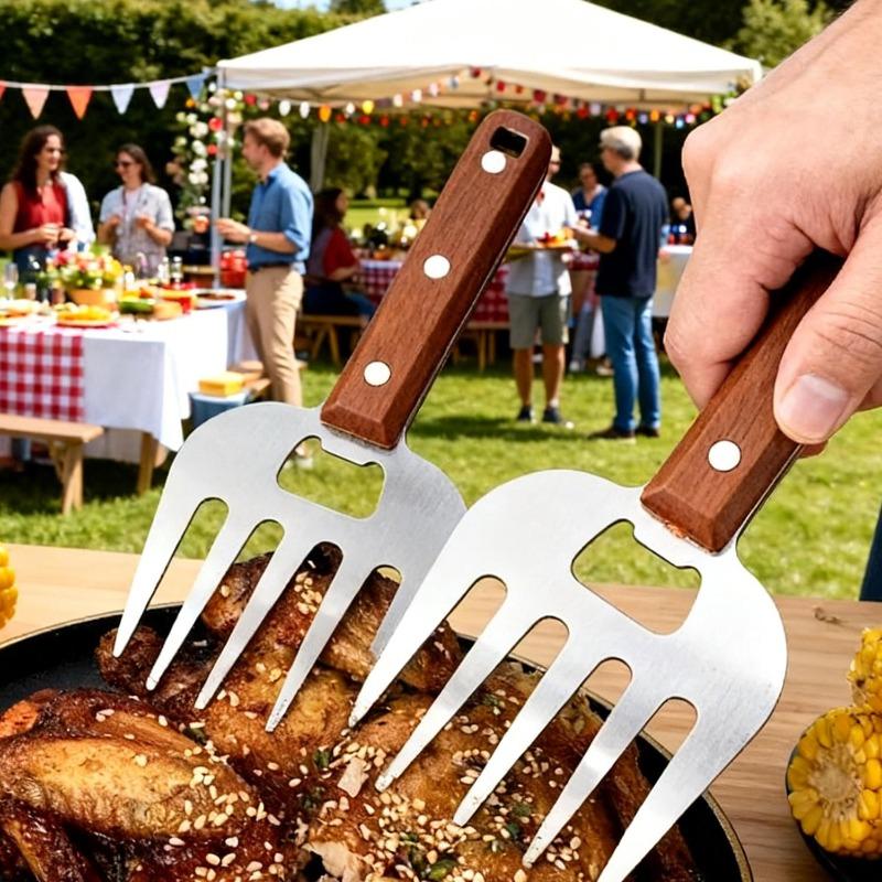 Multipurpose Meat Shredding Tool Bear Claw for Cooking BBQ Salad Prep 5 Prong Sharp Claw Heavy Duty Rustproof Easy To Clean Tool 4