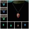 Animal Halloween Necklace Zinc Zinc Alloy Hip Hop Neck Chains Cool Luminous Pendant Necklace  Women Men