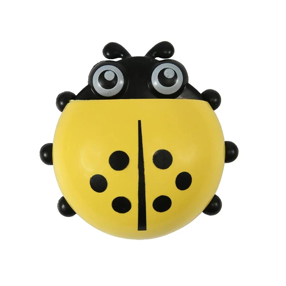 

1PC Animal Toothbrush Holder Cartoon Toothbrush Toothpaste Wall Suction Holder Rack Container Organizer Rack Bathroom жовтий