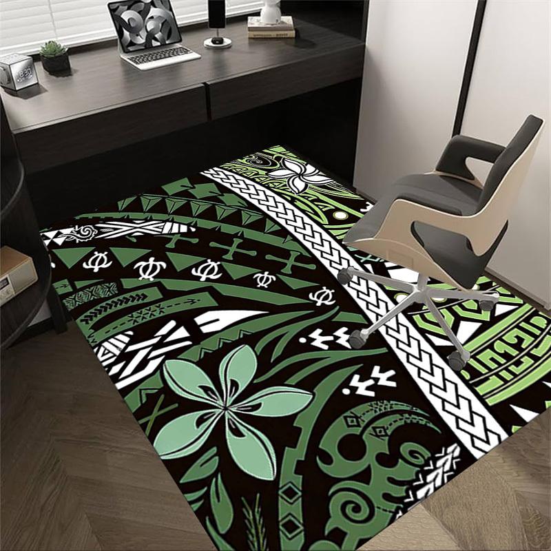 

1PC Tribal Patterns Anti-slip carpet, suitable for Office, bedroomand playrooms. It can also be used as a sofa footrest cover-W102 60cm by 90cm