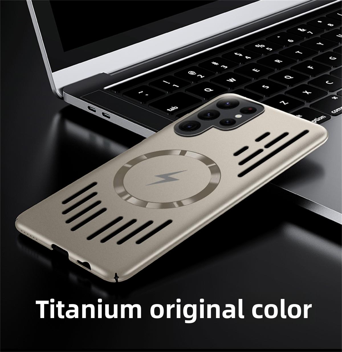 

Heat Dissipation Magnetic Phone Case for Samsung Galaxy S25 FE Edge S26 S24 Ultra S23 S22 Plus for Magsafe Hard PC Back Cover Galaxy S25