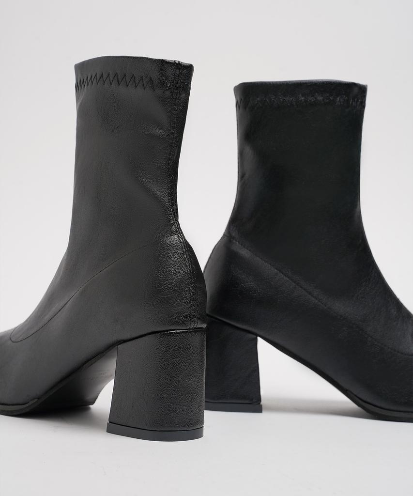 Chaakan Brina Mid-Heel Ankle Sock Boots 6.5Cm Bslts4A934 (B Type)