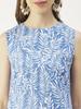 Moomaya Women  S Printed Short Dress, Sleeveless Frilled Hem Round Neck Mini