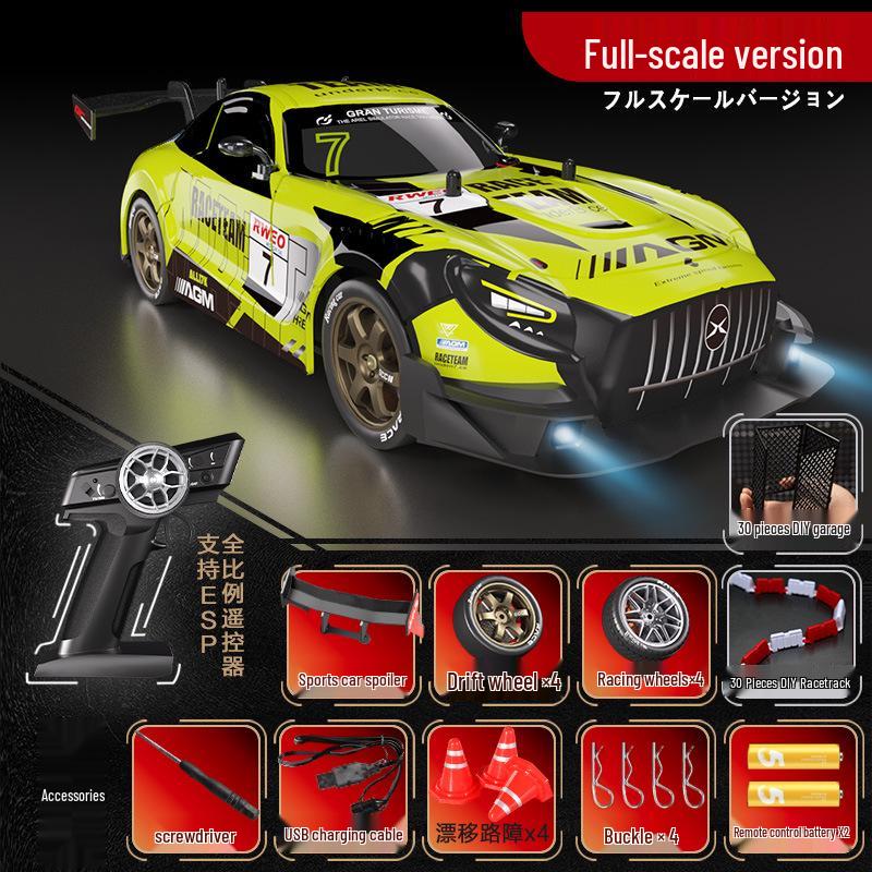 1:16 RC Высокоскоростной дрифт-кар с гироскопом - 4WD Радиоуправляемая гоночная игрушка