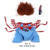 Hundeschreckliches Kostüm, Haustierkostüm, Halloween, Cosplay für Hunde, lustige Hundeparty-Kleidung, Hut, Weihnachtskostüm, Hundekleidung (S)