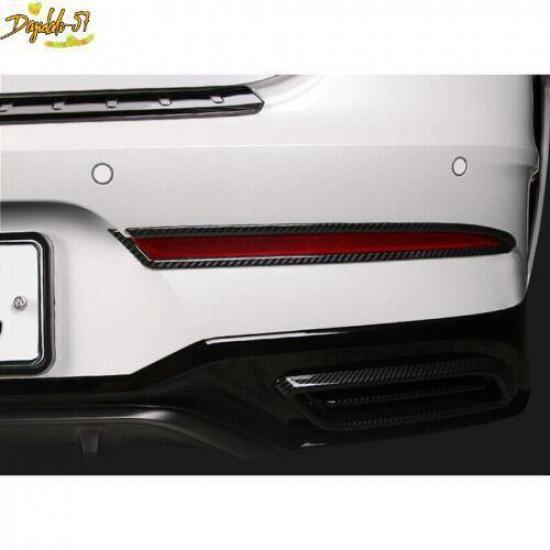 For Kia K5 - Carbon Fiber Car Rear Fog Lamp Bumper Light Cover Trim New