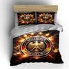 Green Geometric Logo Bedding Set Bedding Duvet Cover Set Duvet Cover Pillowcases Home Decor (1 * Duvet Cover 2 * Pillowcases, without duvet insert)