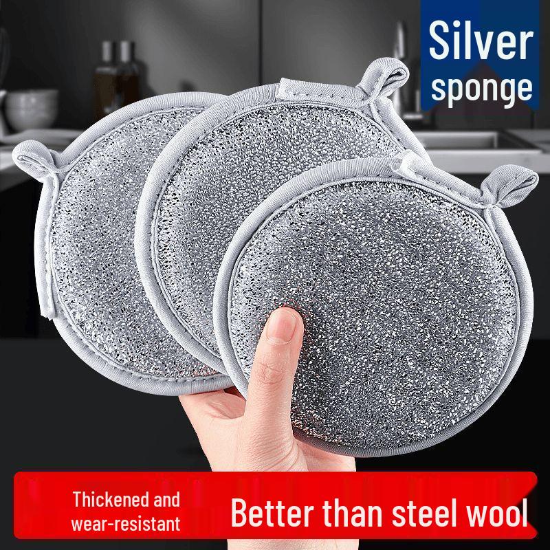 4-Pack Double-Sided Oil-Absorbing Kitchen Sponge Brush