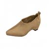 French retro temperament single shoes women's flat 2025 new fashion versatile simple autumn and winter suede one-pedal leisure