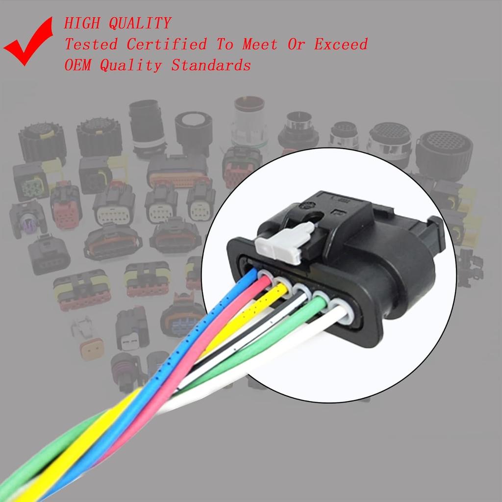 Elektronischer Drosselklappenstutzen Steckverbinder Kabelbaum Stecker S20203 Kompatibel mit Dodge Charger Challenger Avenger Durango, Chrysler 200 300 Pacifica Town