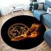Club America Round Area Rug,Carpet Rug for Living Room Bedroom Sofa Playroom Decor,Non-slip Floor Mat