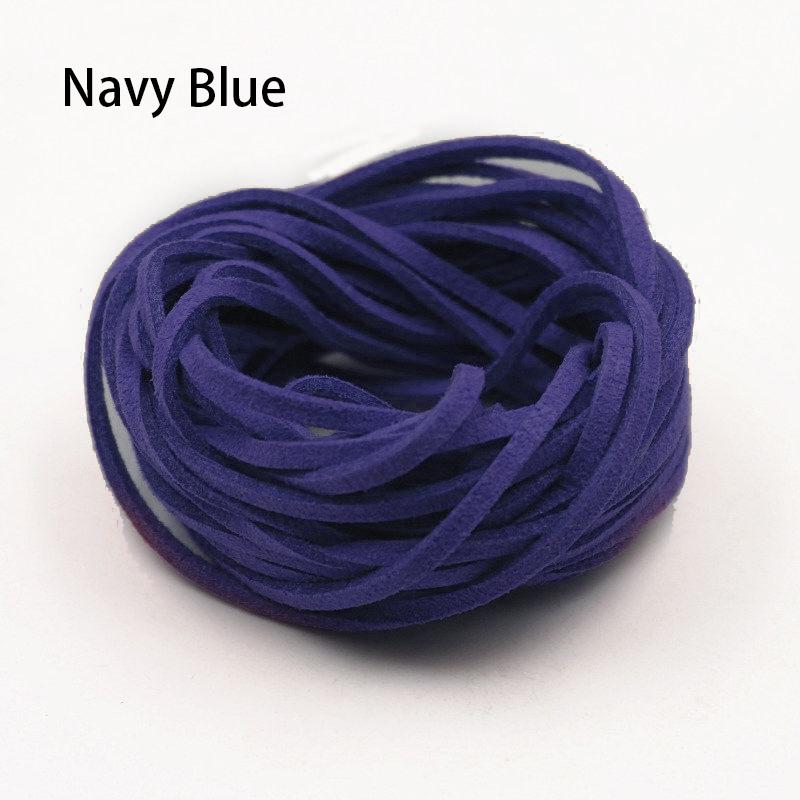 10 Meters 3mm Flat Faux Suede Braided Cord Korean Velvet Leather DIY Handmade Beading Bracelet Jewelry Making Thread String Rope