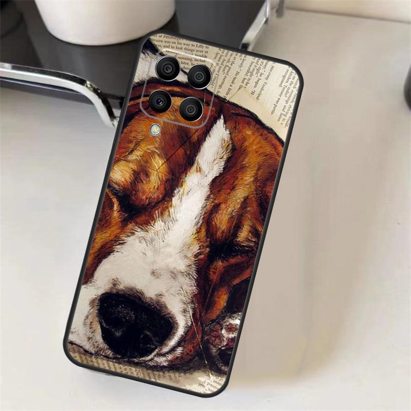 Beagle Dog Puppy Pet Case For Samsung Galaxy M06 M16 M36 M56 M52 M32 M12 M54 M34 M14 M35 M55 M15 M11 M31 M13 M53