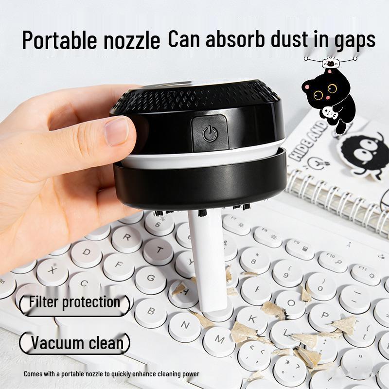 Carbon Treasure Desktop Vacuum Cleaner for Eraser Crumbs and Pencil Ash