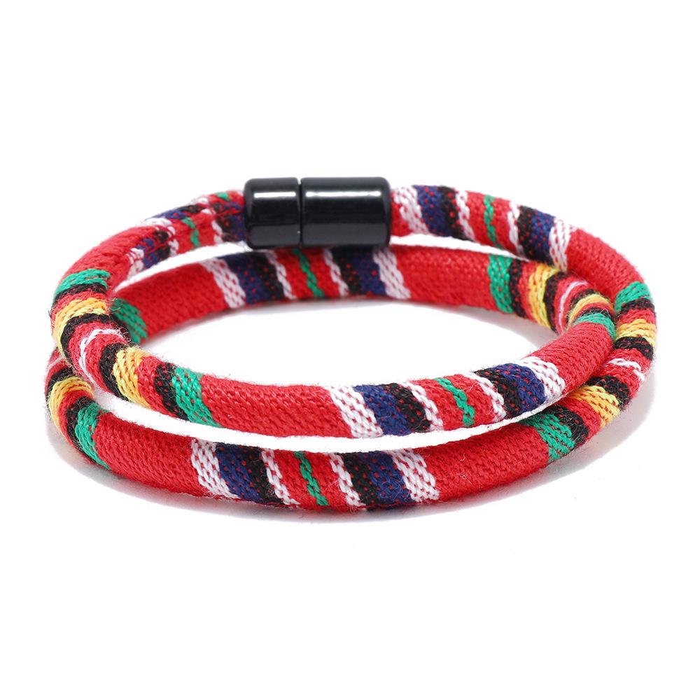 Bohemian Multi-Kleur Unisex Magnetische Wrap Armband
