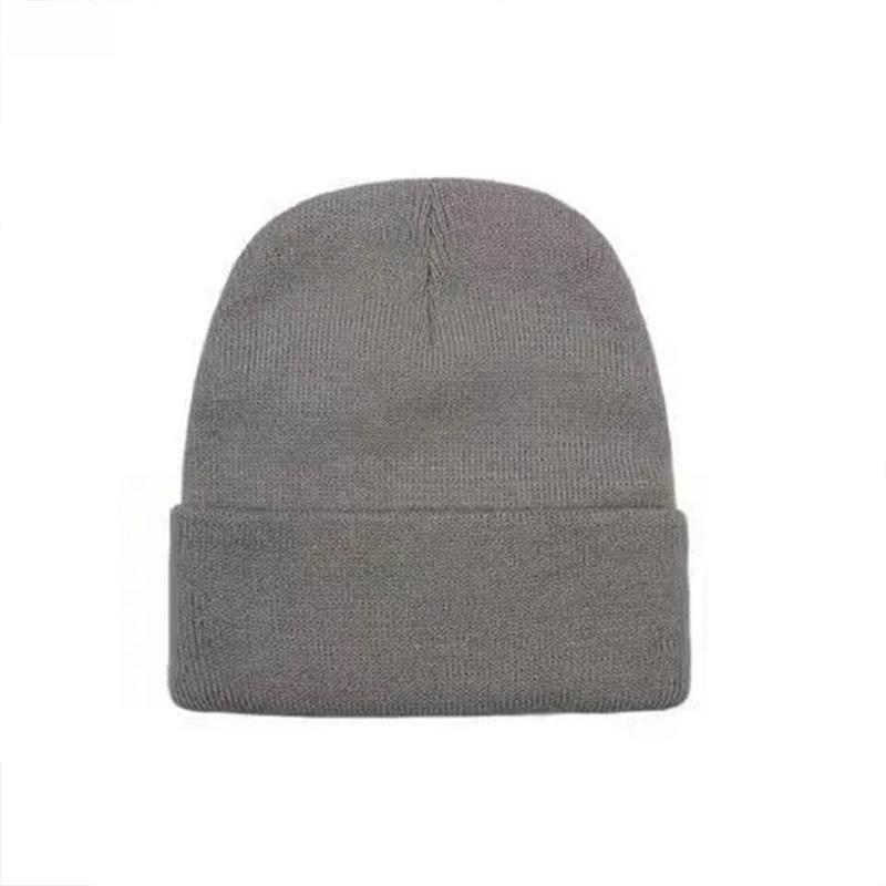Custom Logo Winter Warm Beanie Personalized Embroidered Knitted Hat Team Stocking Skull Balaclava DIY
