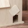 Wooden Bird House Fence Birdhouse Hanging Decoration Practical Bird Nest Wooden Box