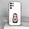 R-Russian Art M-Matryoshka   Phone Case For Samsung S25,S24,S21,S22,S23,S30,Ultra,S20,Plus,Others Soft Black Case