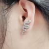 Trendy Snake-Shaped Stainless Steel Magnetic Ear Clip Earrings