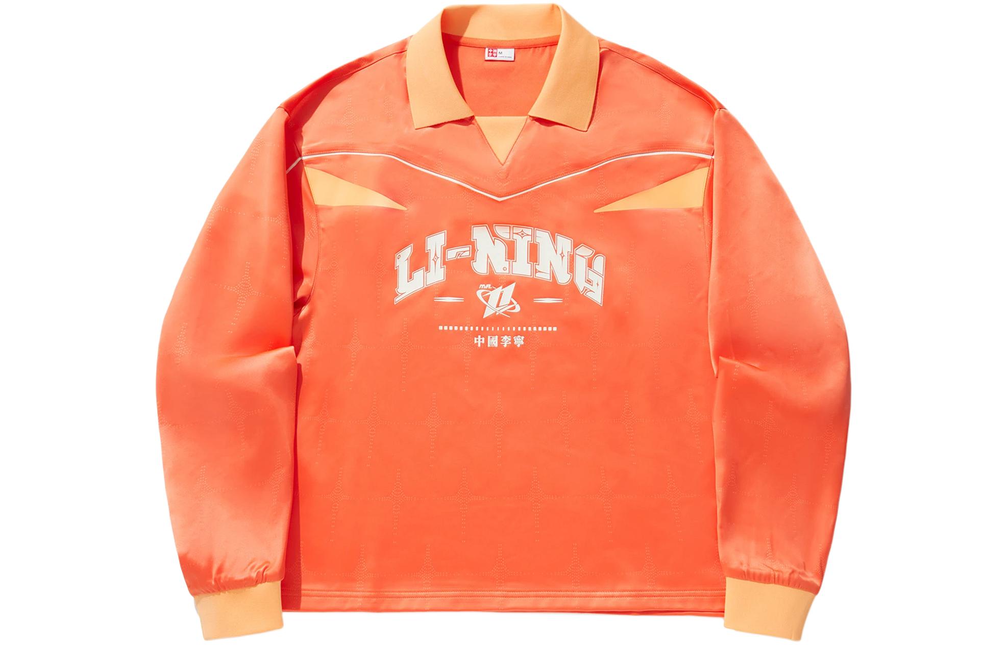Li Ning Polo Shirt Women s Pink Orange APLU032-1 M