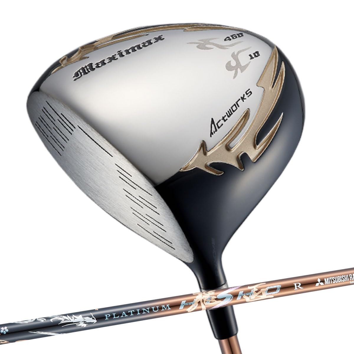 

Works Golf Lefty Maximax Limited Driver Platinum Hisho Shaft 10 Degree R