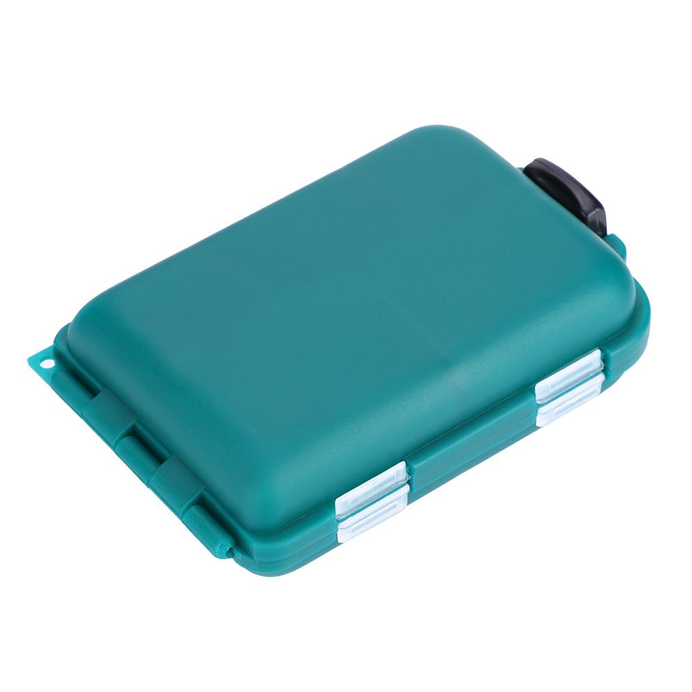 Lure Box, 10 Slots Double Layer Fishing Baits Box Lures Holder Hooks Storage Case Tackle Boxes Accessory