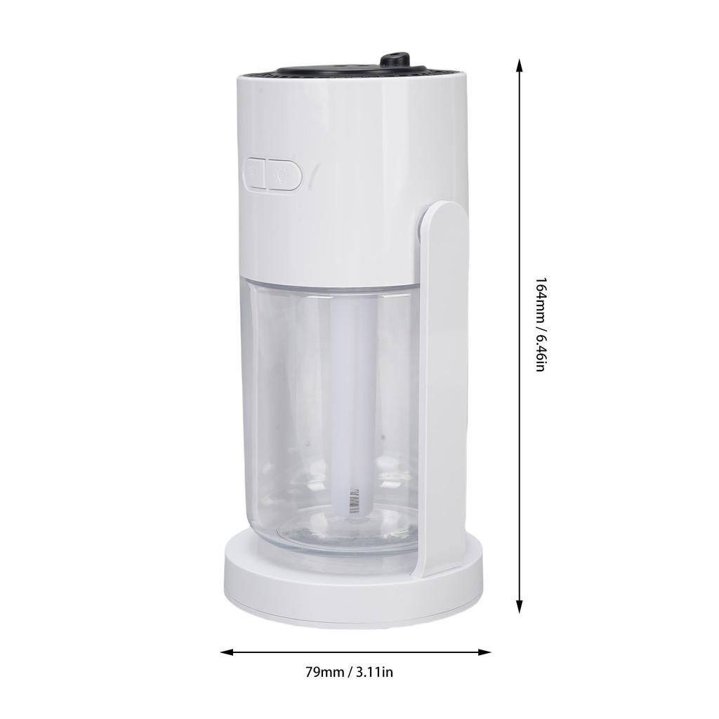 Starlight Projector Humidifier Shaking Head USB Port 280ML Water Tank Car Projector Air Humidifier for Bedroom