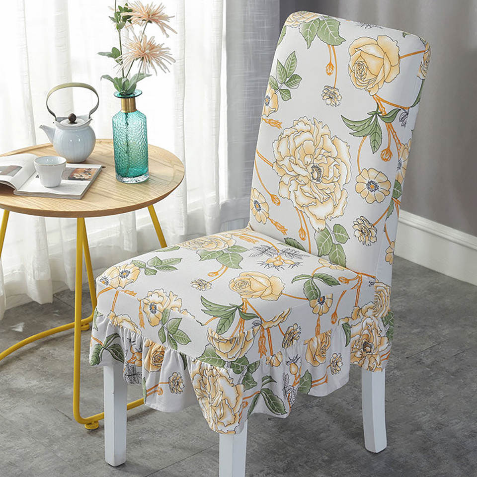 

Чехол для стула с принтом «тоска по дому» из эластичного спандекса, большой, эластичный, для стульев, для столовой, современный, со спинкой Universal Sizes