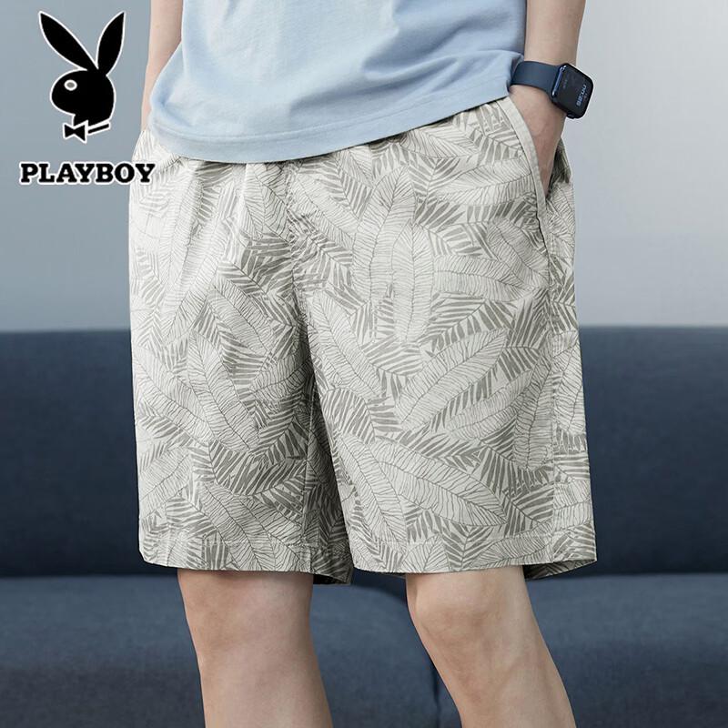 Мужские повседневные летние хлопковые шорты Playboy 2XL хаки
