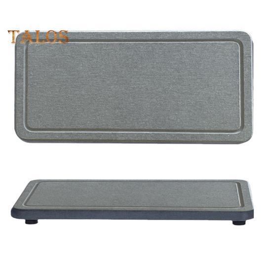 2Pcs Water Absorbing Stone Tray Quick Drying Diatomite Sink Coasters Anti-Slip Kitchen Sponge Holder Bathroom Vanity Trays