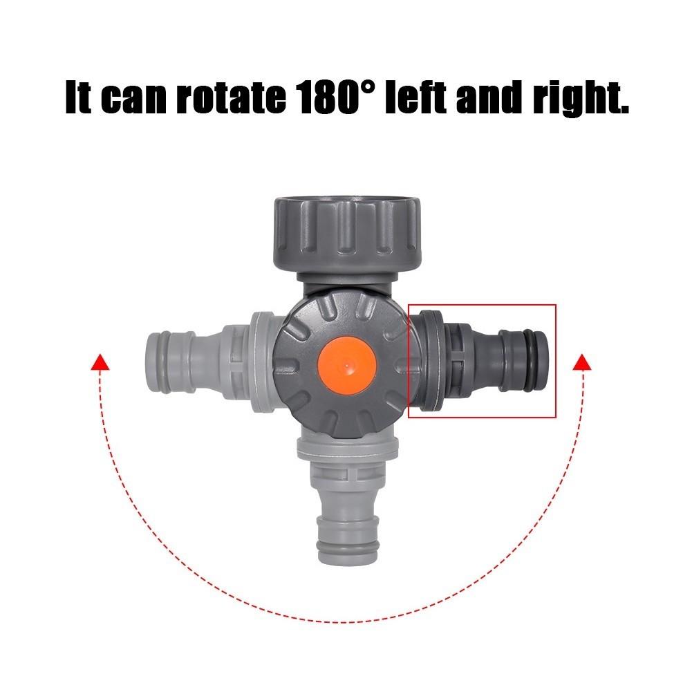 Rotating Faucet Connector 180 Degree Swivel Design for Garden Hose For Car Washing and Home Appliance Water Inlet