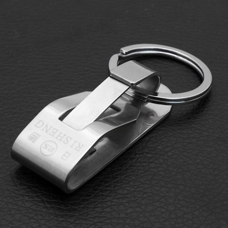 Stainless Steel Waist Hook Hanging Car Key Buckle Key Clip Belt Hook Buckle Outdoor Buckle Keychain Bag Strap Tools