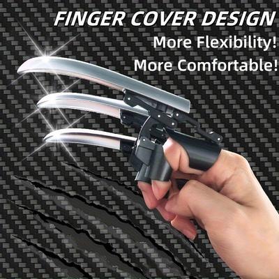 Retractable Wolf Claw Finger Toy - Fun & Safe, Extendable Design,Wolverine Claws Cosplay,Perfect for Role-Play,Costume Parties