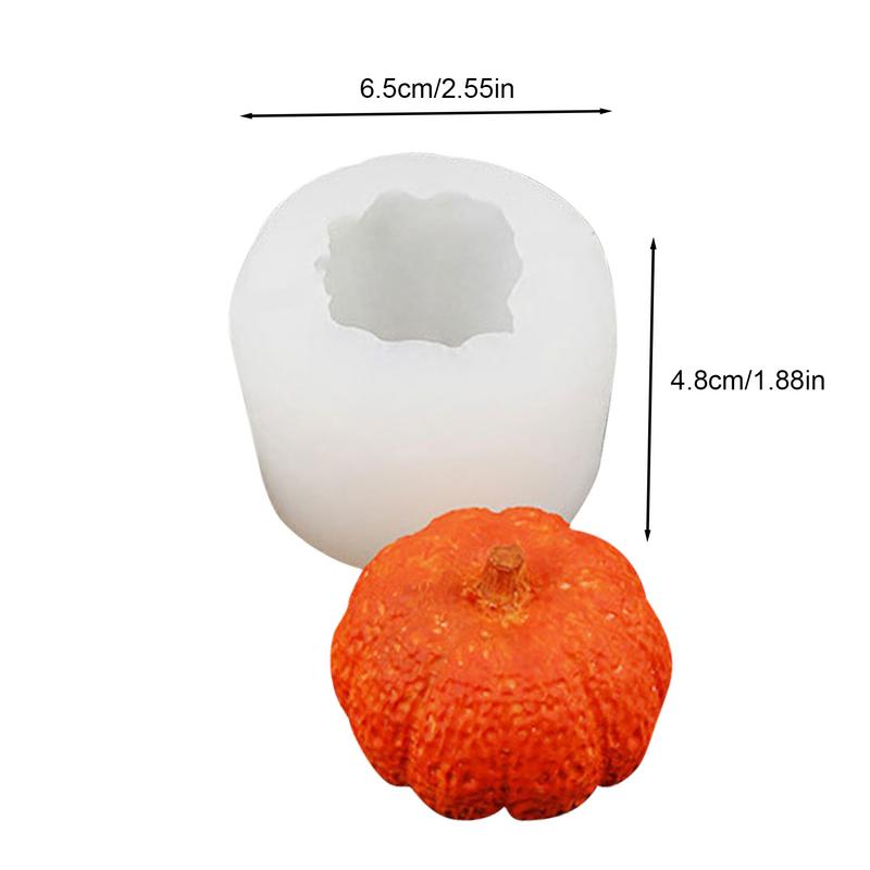 Leaves Silicone Molds 3D Pumpkin Maple Leaves Silicone Molds For Crafts Candle Making Kit Fall Decor Making Accessories For