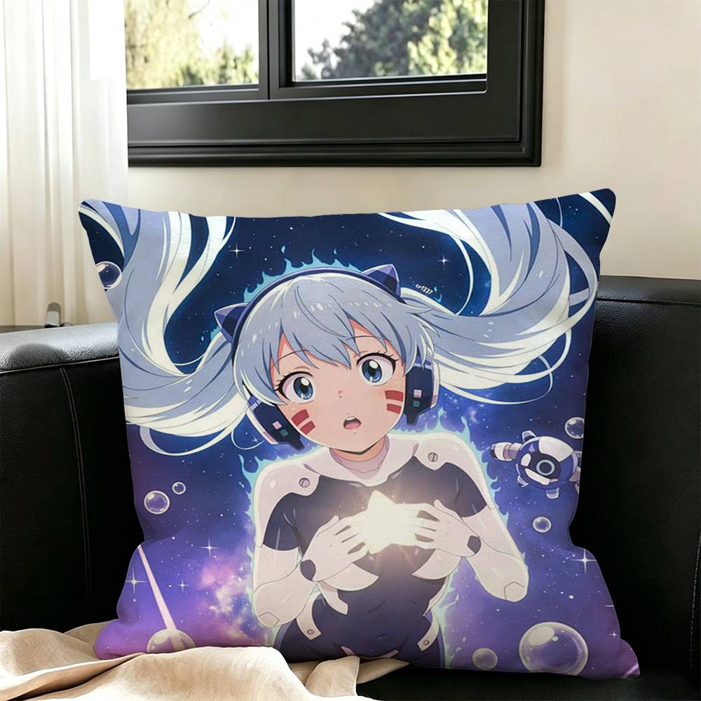 EDENS ZERO anime Pillow Case Square Double-Sided Sofa Cushion Cover Bedroom Bedside Pillow