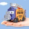 Pull Back Transformable Car Toy Double-Sided Pull Back Trucks Inertia Engineering Vehicle  Kids