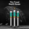 25mm Car Wheel Tyre Measuring Ruler Digital Tire Tread Pattern Depth Gauge Meter