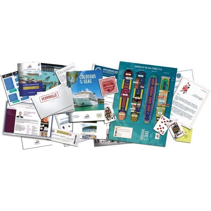 Disparition aux Caraïbes - Asmodee - Jeu d'enquête - Dès 18 ans - Fabriqué en France