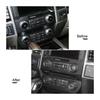 Carbon Fiber Volume Adjustment Panel Cover Trim Radio Bezel For Ford F150 2015+