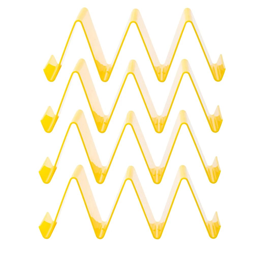 4 Adet Taco Stand Tutucu Meksika Pizza Rulo Rafı Burrito Patates Cipsi Rafı Kabuklar Renkli Sofra Takımı Pankek Standı