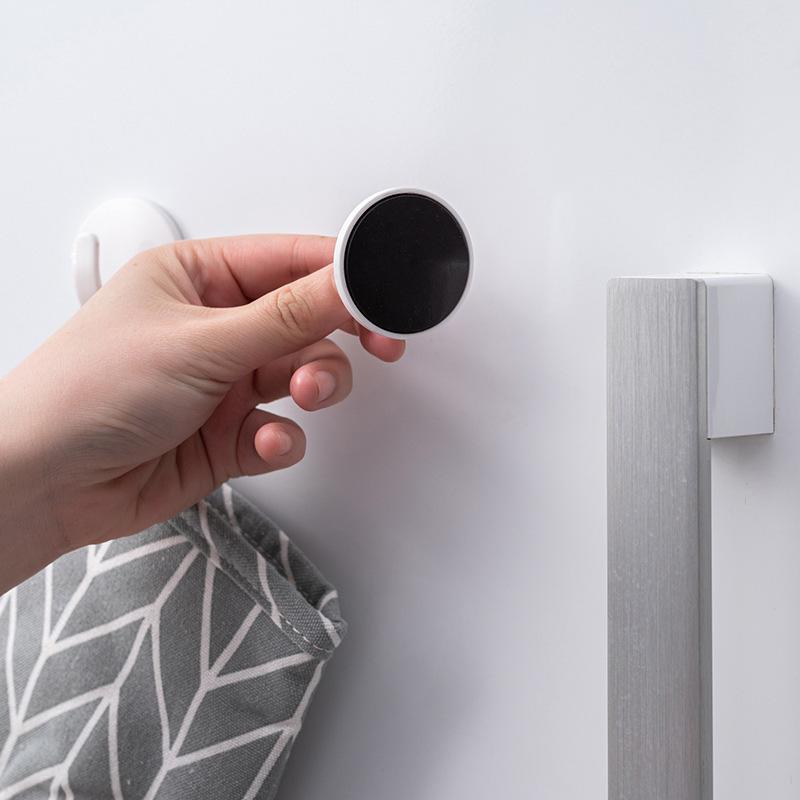 Magnetic Hooks Home Bathroom Kitchen Strong No-punch Traceless Suction Magnet Hooks Household Refrigerator Organization Tools