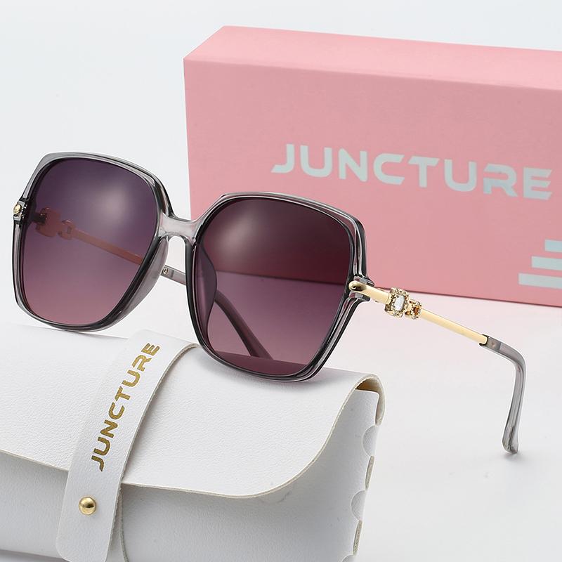 

JUNCTURE Polarized Women Sunglasses Fashion Square Sun Glasses Gradient Lady Glasses Party Holiday Gifts Sunglasses for Women
