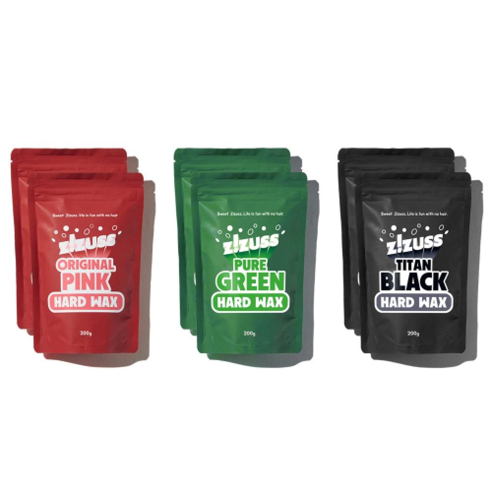 Zizuss Self Waxing Hard Wax 400g Single Item Collection Exhibition ORIGINAL PINK 400g