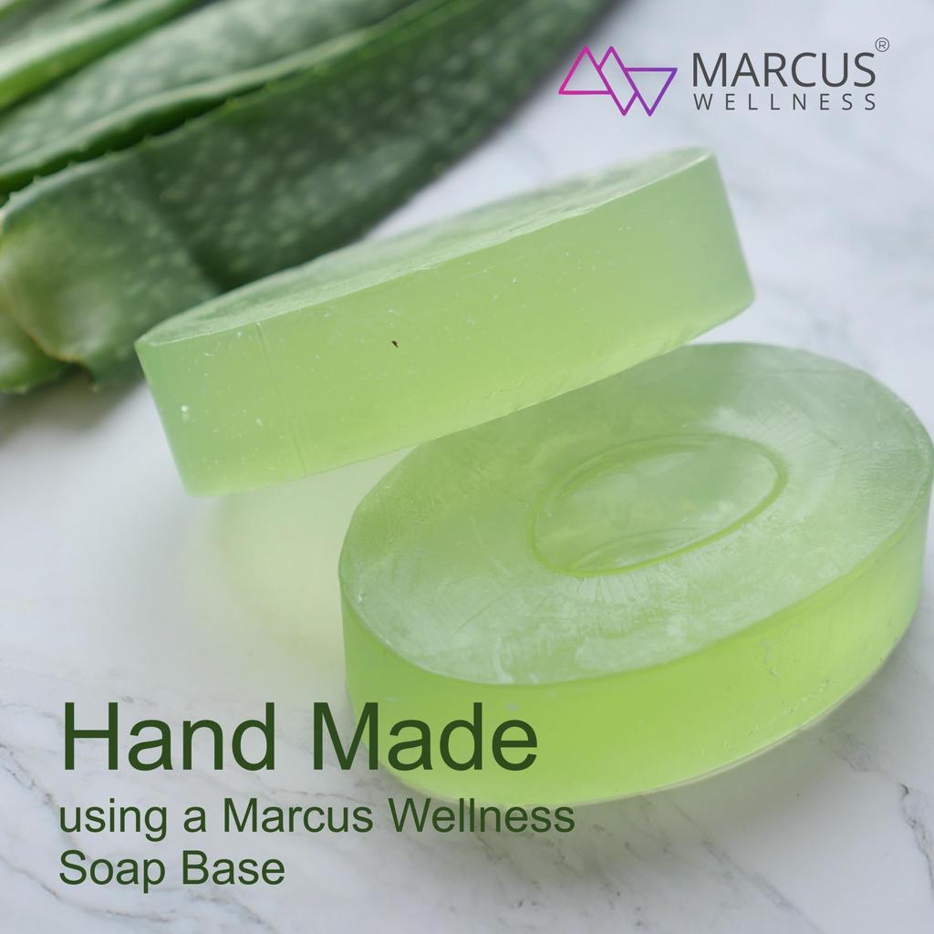 MARCUS WELLNESS Shea Butter Glycerine Soap Base for Melt and Pour Soap Making (800g)